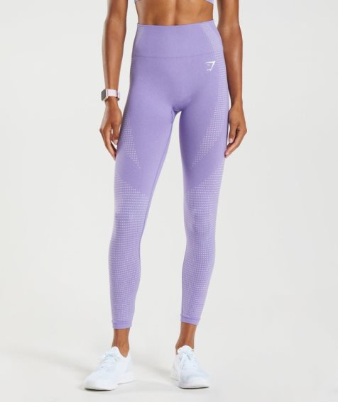 Gymshark Vital Seamless 2.0 Női Leggings Levendula | HU-R-861