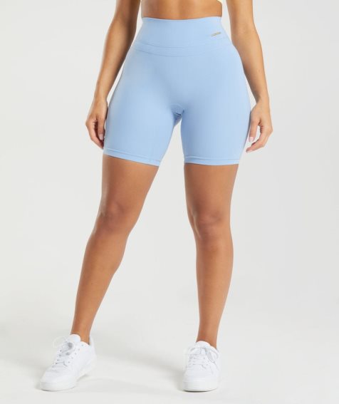 Gymshark Whitney Cycling Női Rövidnadrág Világos Kék | HU-G-154