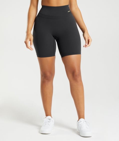 Gymshark Whitney Cycling Női Rövidnadrág Fekete | HU-K-872