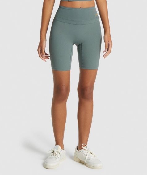 Gymshark Whitney Cycling Női Rövidnadrág Zöld | HU-Q-763