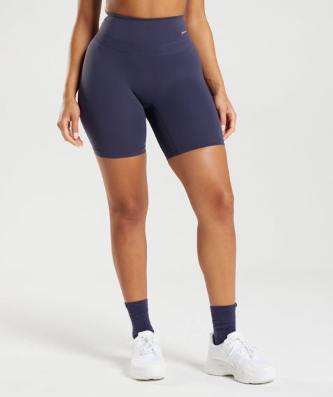 Gymshark Whitney Cycling Női Rövidnadrág Sötétkék | HU-X-469