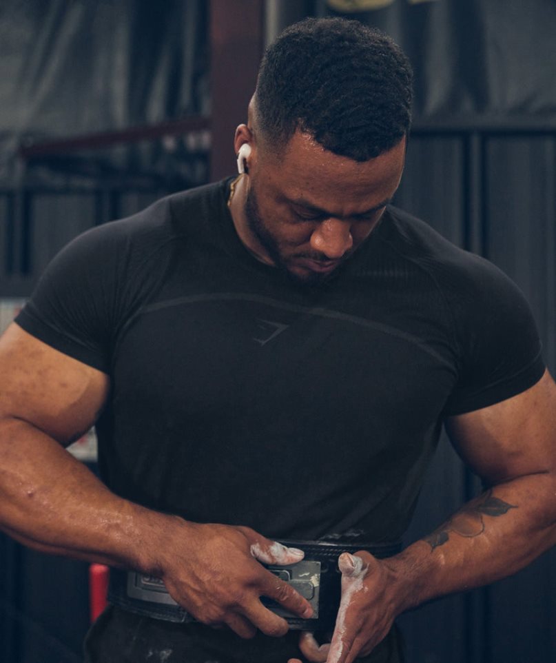 Gymshark 315 Seamless Férfi Póló Fekete | HU-F-785