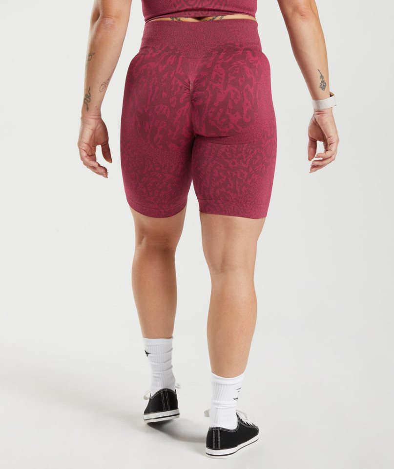 Gymshark Adapt Animal Seamless Cycling Női Rövidnadrág Fukszia | HU-H-580