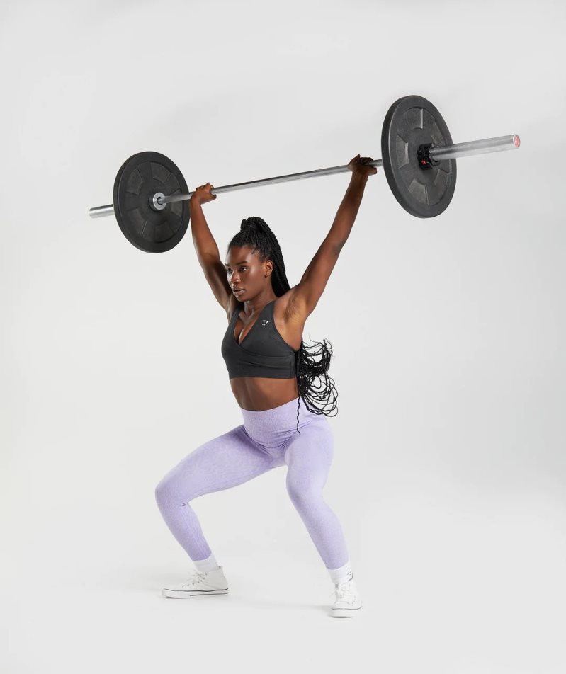 Gymshark Adapt Animal Seamless Női Leggings Levendula | HU-T-359