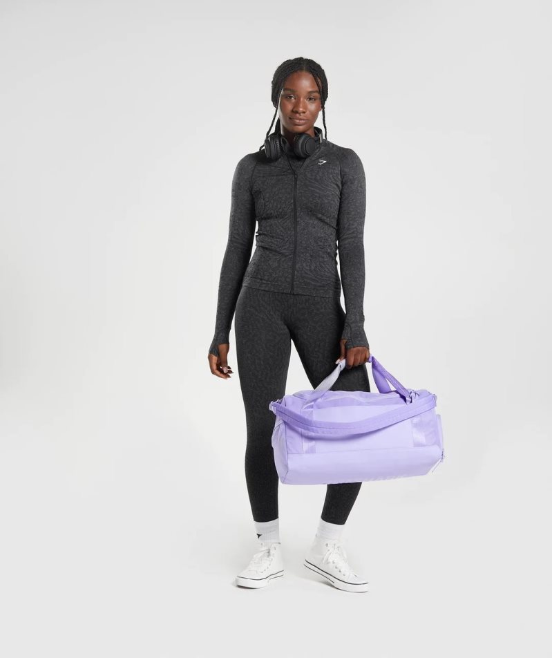 Gymshark Adapt Animal Zip Through Női Kabát Fekete | HU-C-482