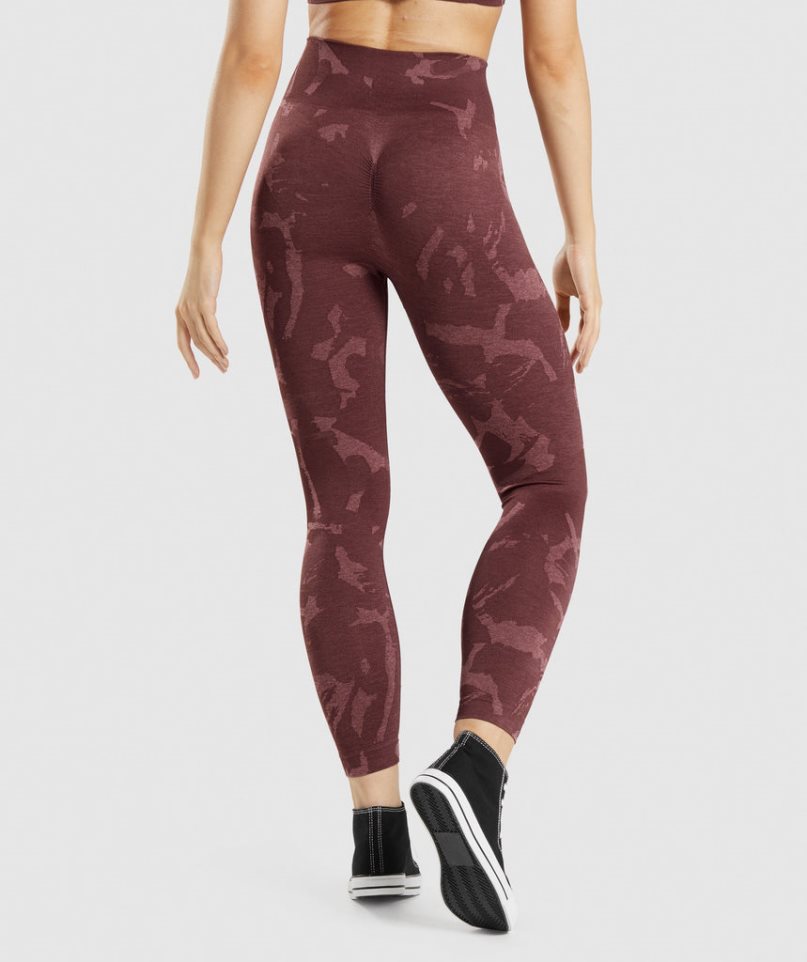 Gymshark Adapt Camo Seamless Női Leggings Barna | HU-Y-204