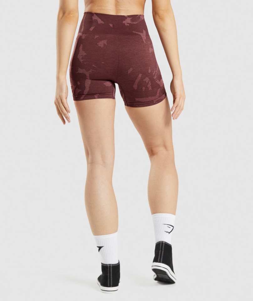 Gymshark Adapt Camo Seamless Női Rövidnadrág Barna | HU-U-397