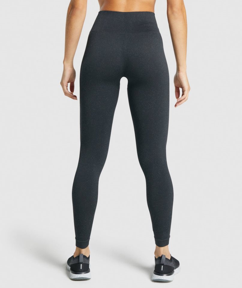 Gymshark Adapt Fleck Seamless Női Leggings Fekete | HU-M-638