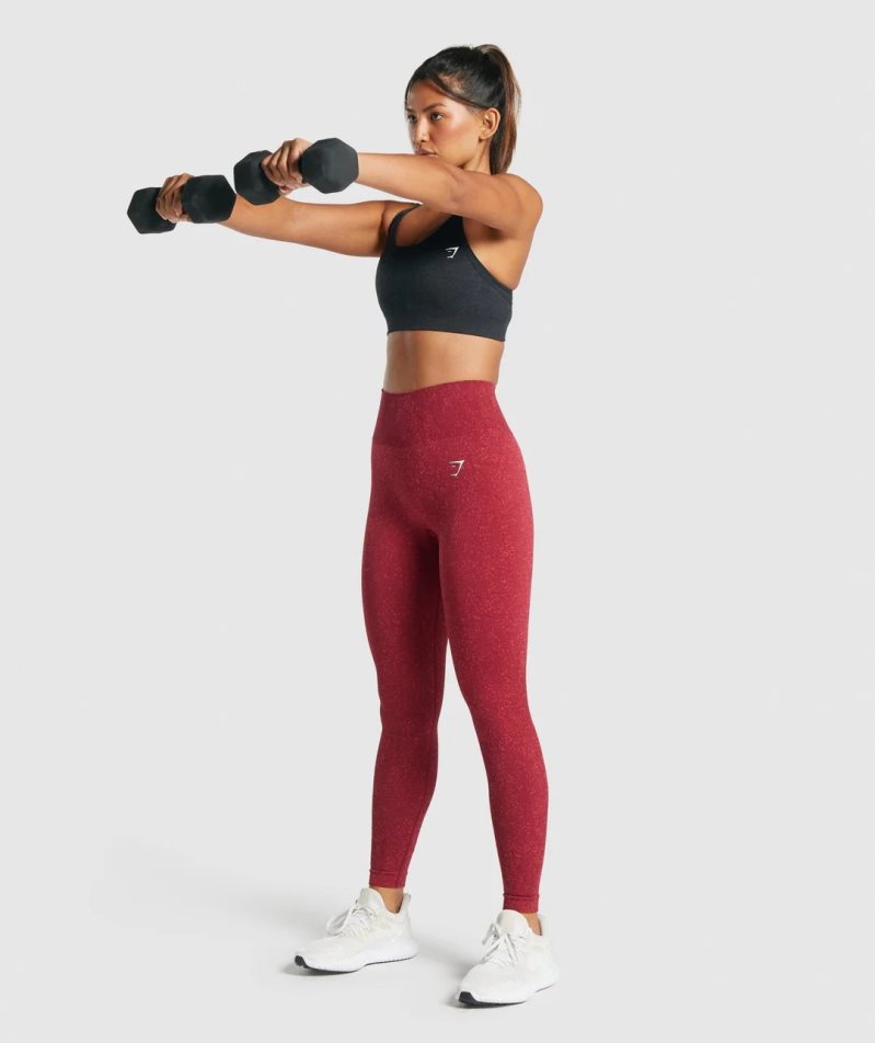 Gymshark Adapt Fleck Seamless Női Sportmelltartó Fekete | HU-C-420