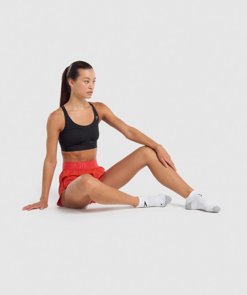 Gymshark Ankle Performance Zokni Fehér | HU-A-397