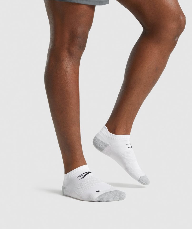 Gymshark Ankle Performance Zokni Fehér | HU-A-397