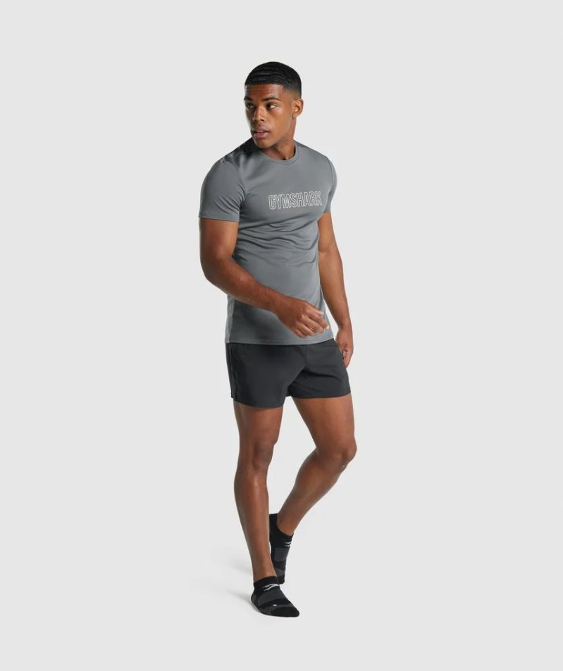 Gymshark Ankle Performance Zokni Fekete | HU-H-854