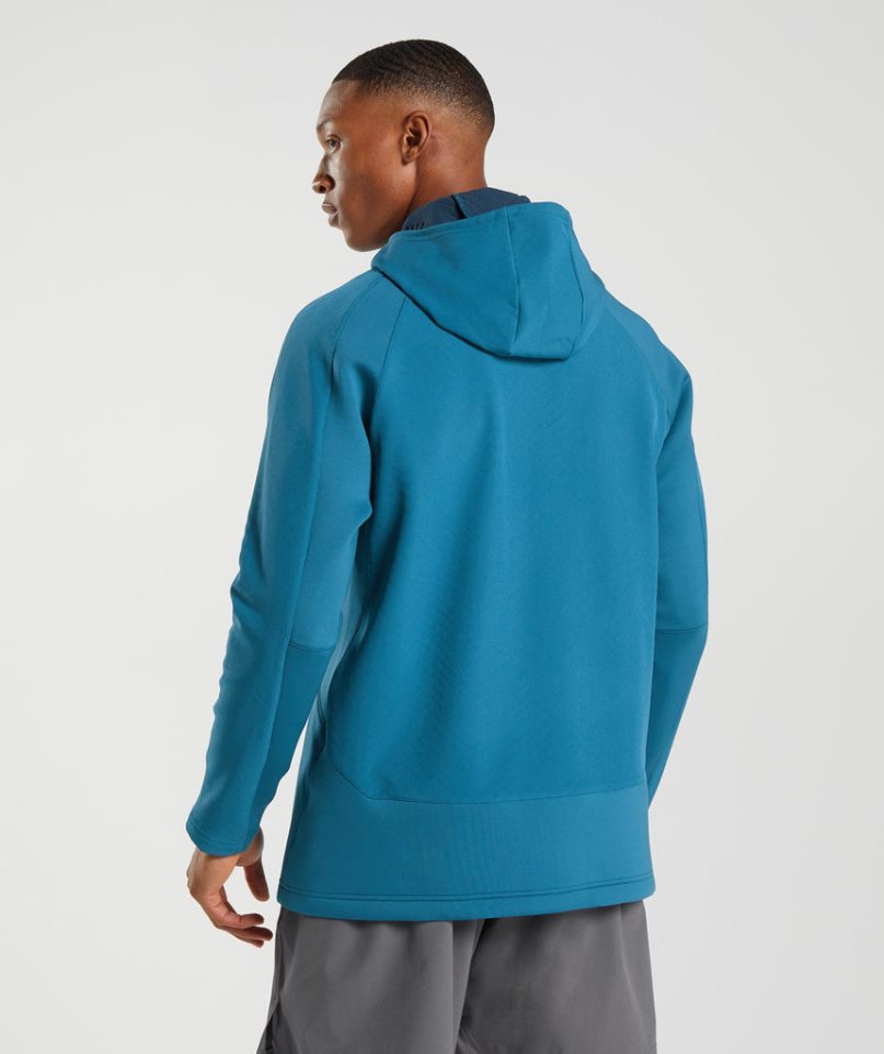 Gymshark Apex Férfi Kabát Türkiz | HU-G-512