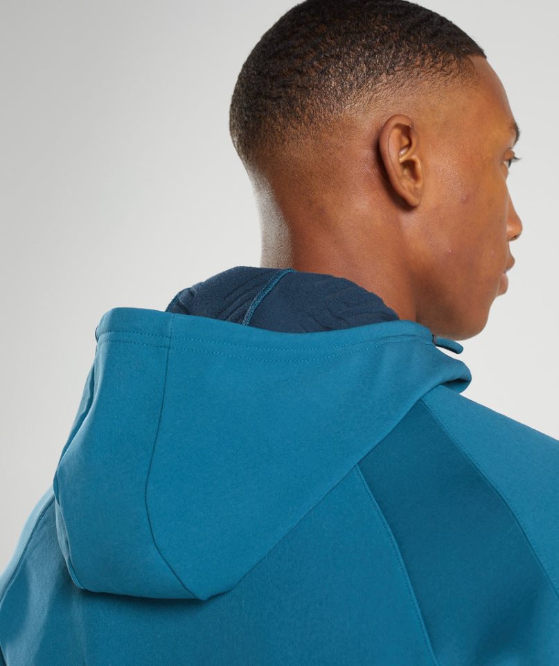 Gymshark Apex Férfi Kabát Türkiz | HU-G-512