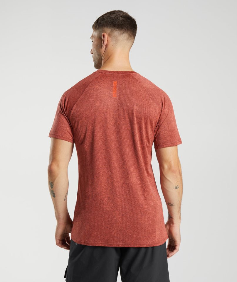 Gymshark Apex Férfi Póló Barna | HU-H-217