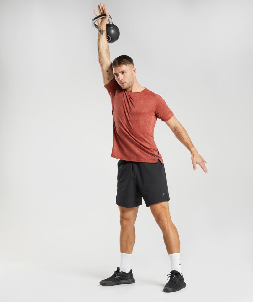 Gymshark Apex Férfi Póló Barna | HU-H-217