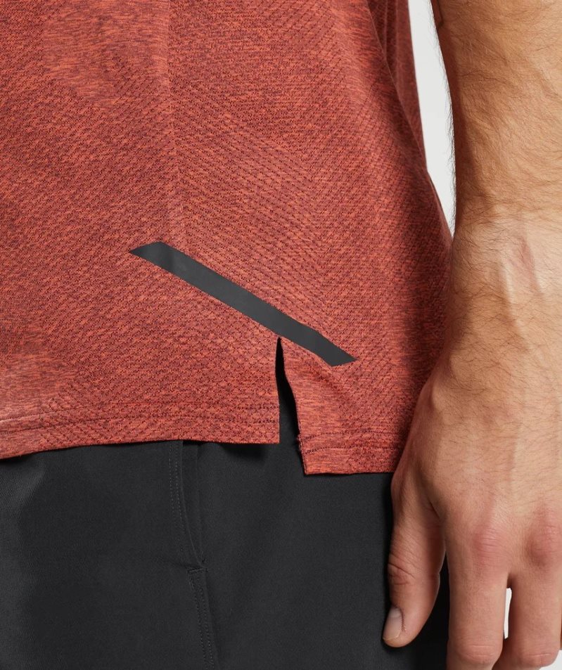 Gymshark Apex Férfi Póló Barna | HU-H-217
