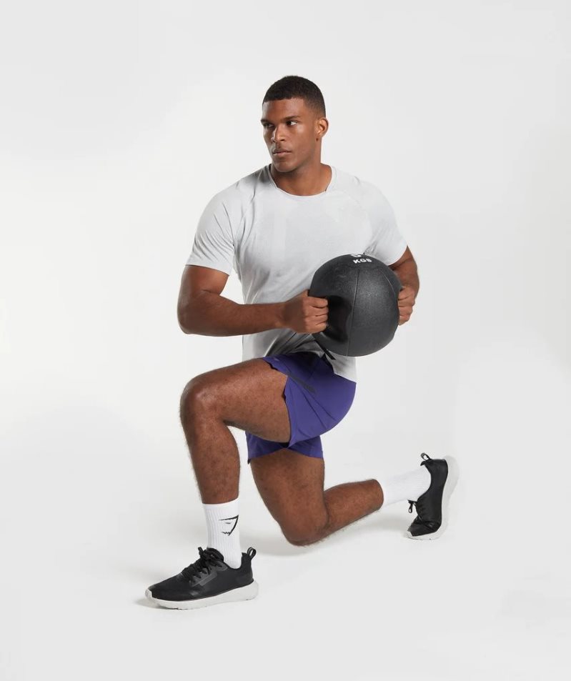 Gymshark Apex Férfi Póló Fehér | HU-B-794