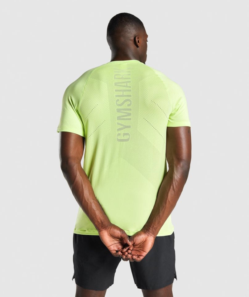 Gymshark Apex Perform Férfi Póló Világos Zöld | HU-E-901