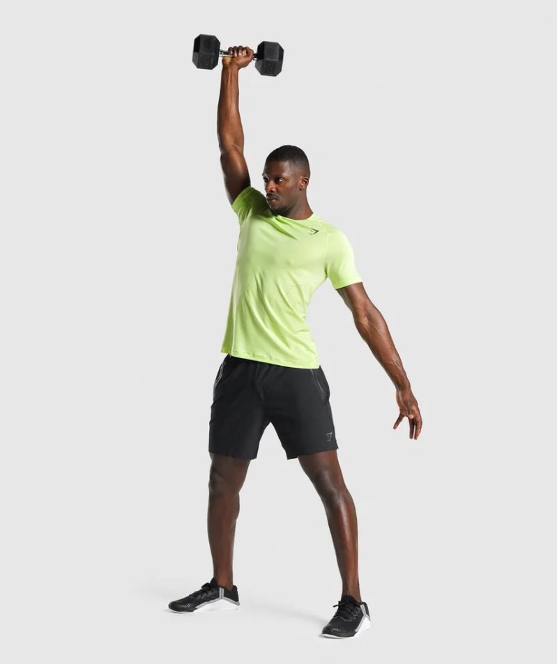 Gymshark Apex Perform Férfi Póló Világos Zöld | HU-E-901