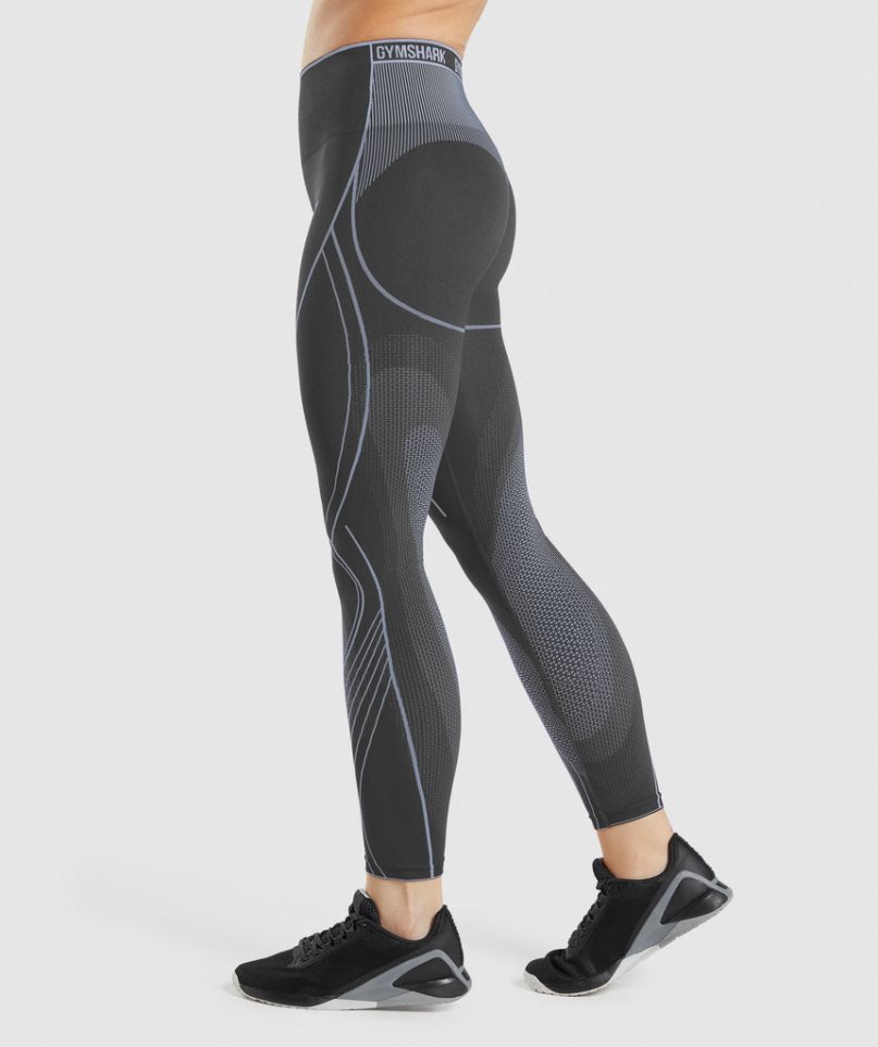 Gymshark Apex Seamless High Rise Női Leggings Fekete | HU-W-850