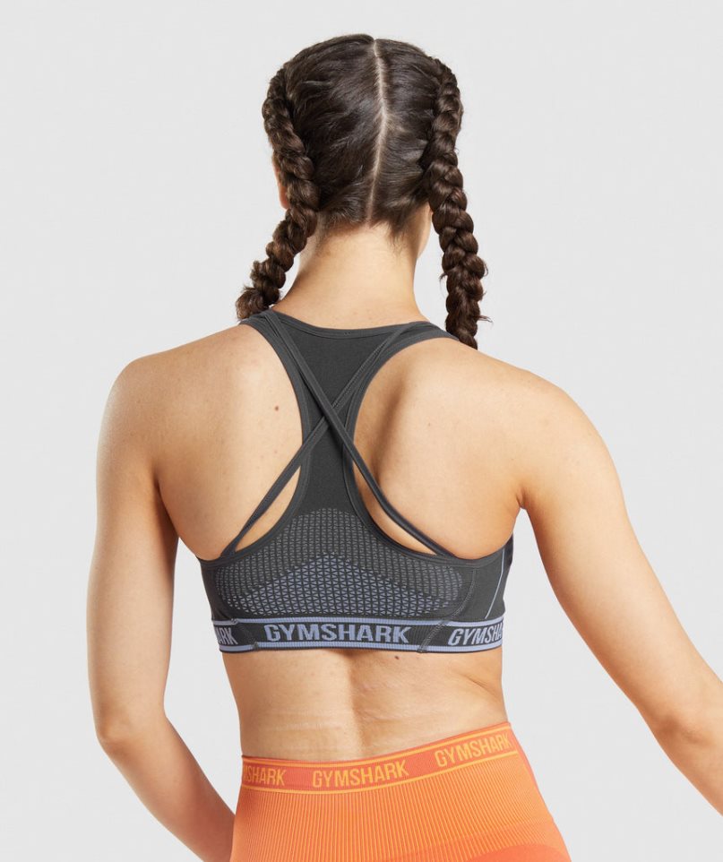 Gymshark Apex Seamless Női Sportmelltartó Fekete | HU-A-523