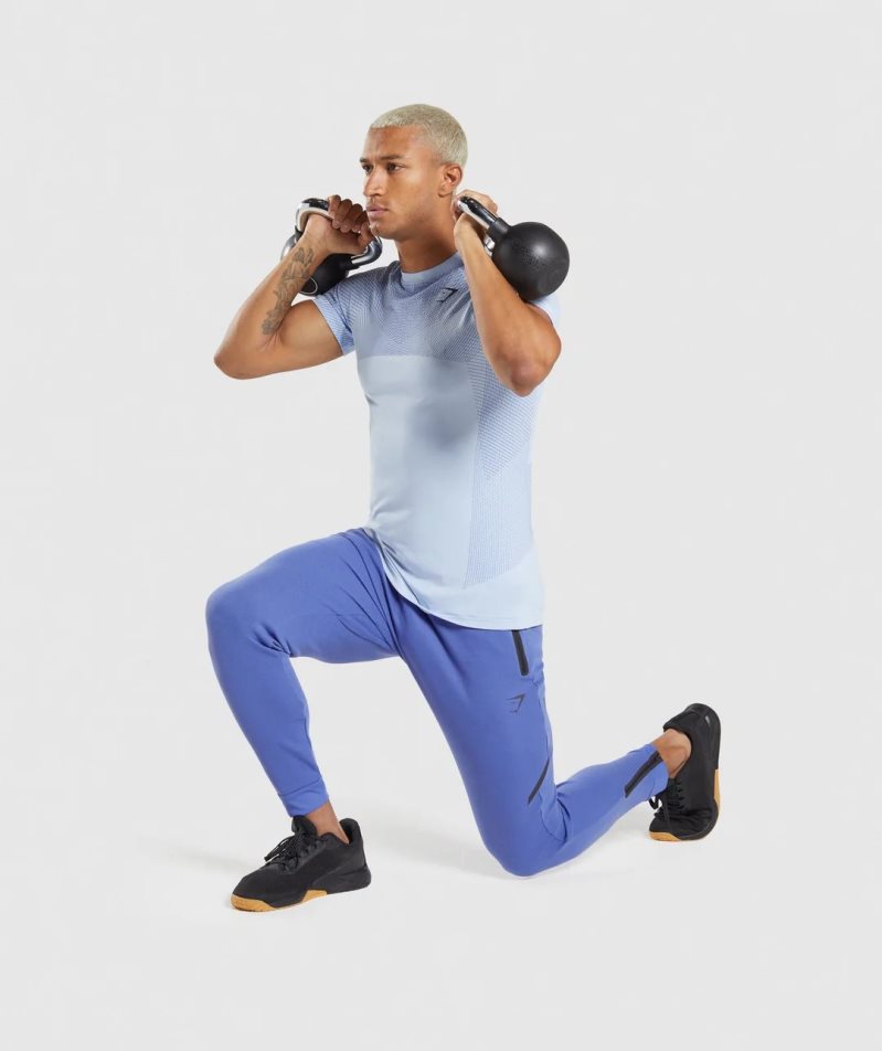 Gymshark Apex Technical Férfi Jogger Nadrág Kék | HU-R-984