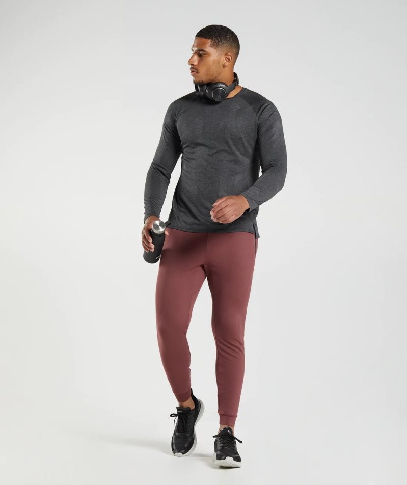 Gymshark Apex Technical Férfi Jogger Nadrág Barna | HU-Y-235