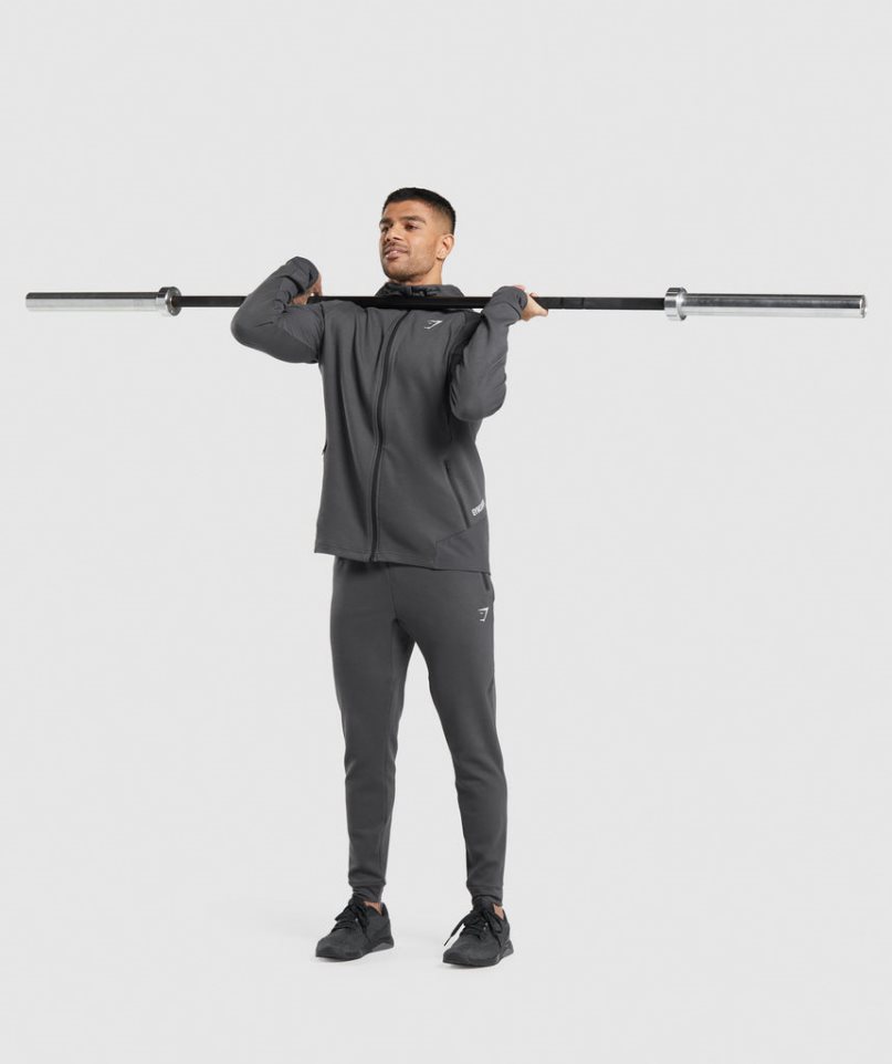 Gymshark Apex Technical Férfi Kabát Sötétszürke | HU-X-583