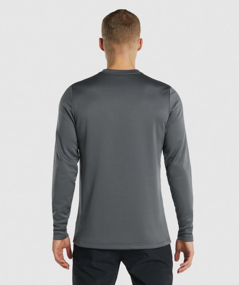 Gymshark Arrival Crew Férfi Pulóverek Sötétszürke | HU-M-210