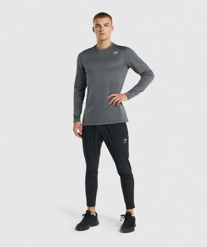 Gymshark Arrival Crew Férfi Pulóverek Sötétszürke | HU-M-210
