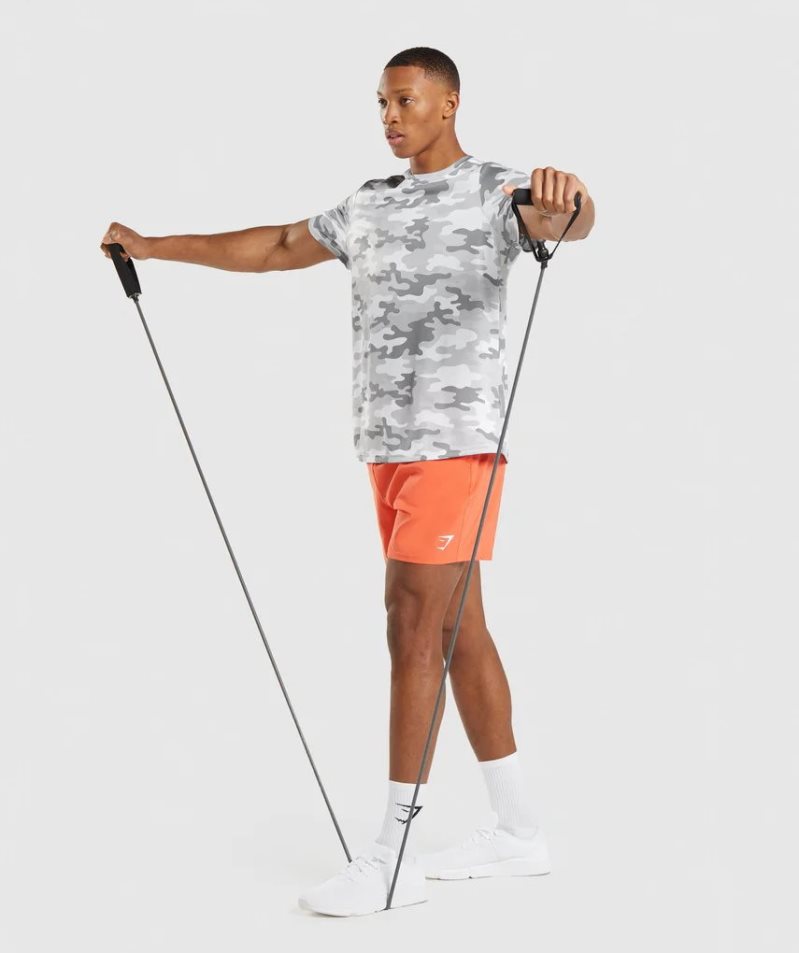Gymshark Arrival Férfi Póló Camo | HU-U-685