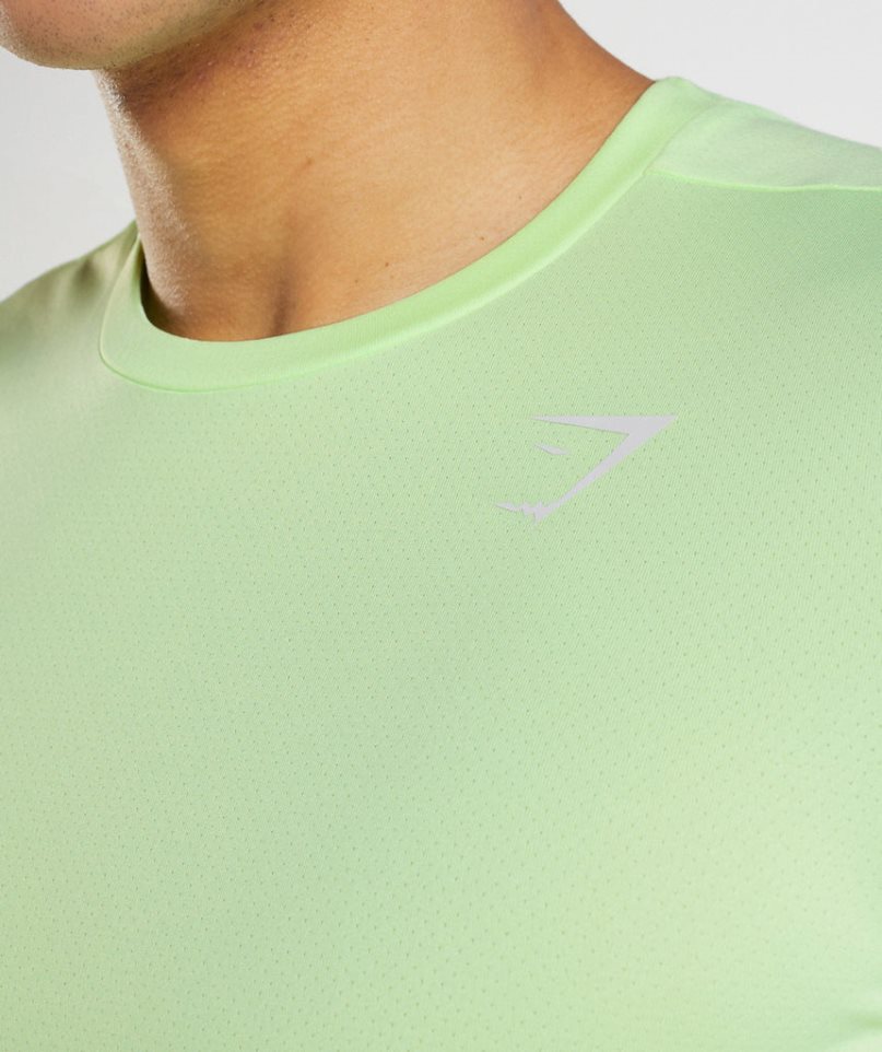Gymshark Arrival Férfi Póló Menta | HU-U-187