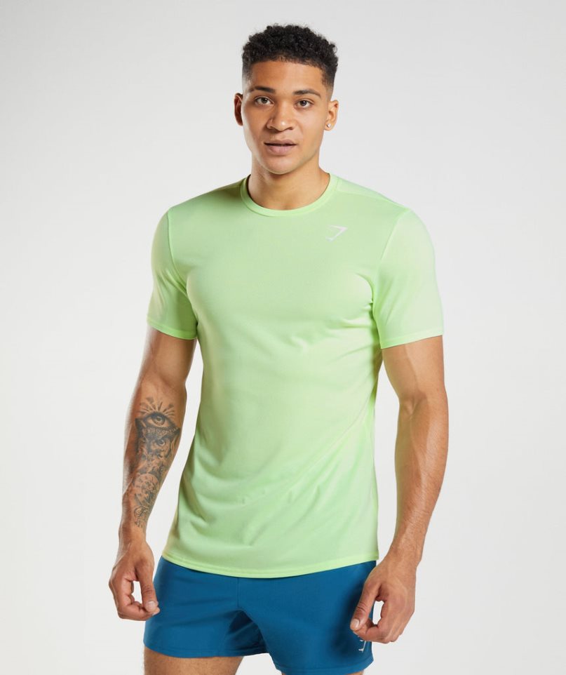 Gymshark Arrival Férfi Póló Menta | HU-U-187