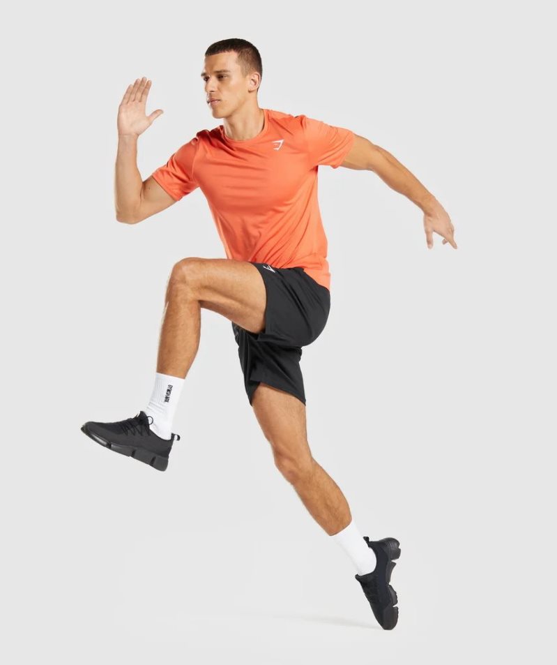 Gymshark Arrival Férfi Póló Narancssárga | HU-I-641