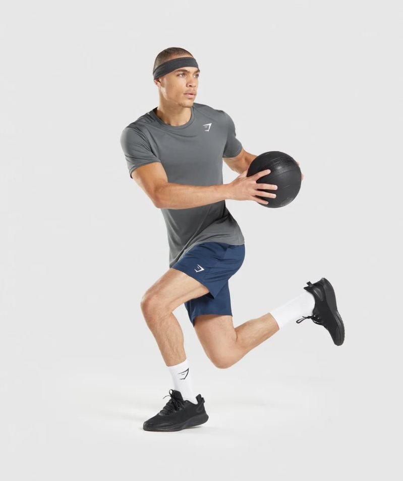 Gymshark Arrival Férfi Póló Szürke | HU-C-791