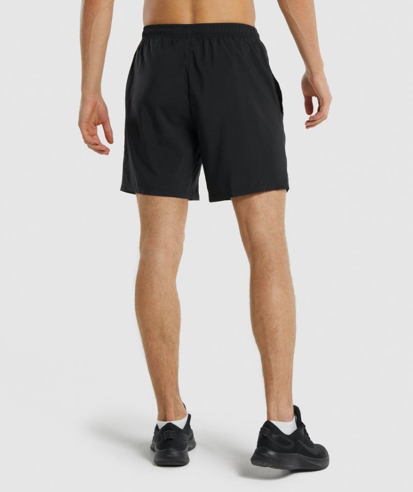 Gymshark Arrival Férfi Rövidnadrág Fekete | HU-D-541