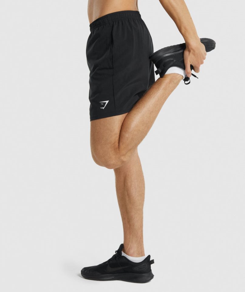 Gymshark Arrival Férfi Rövidnadrág Fekete | HU-D-541