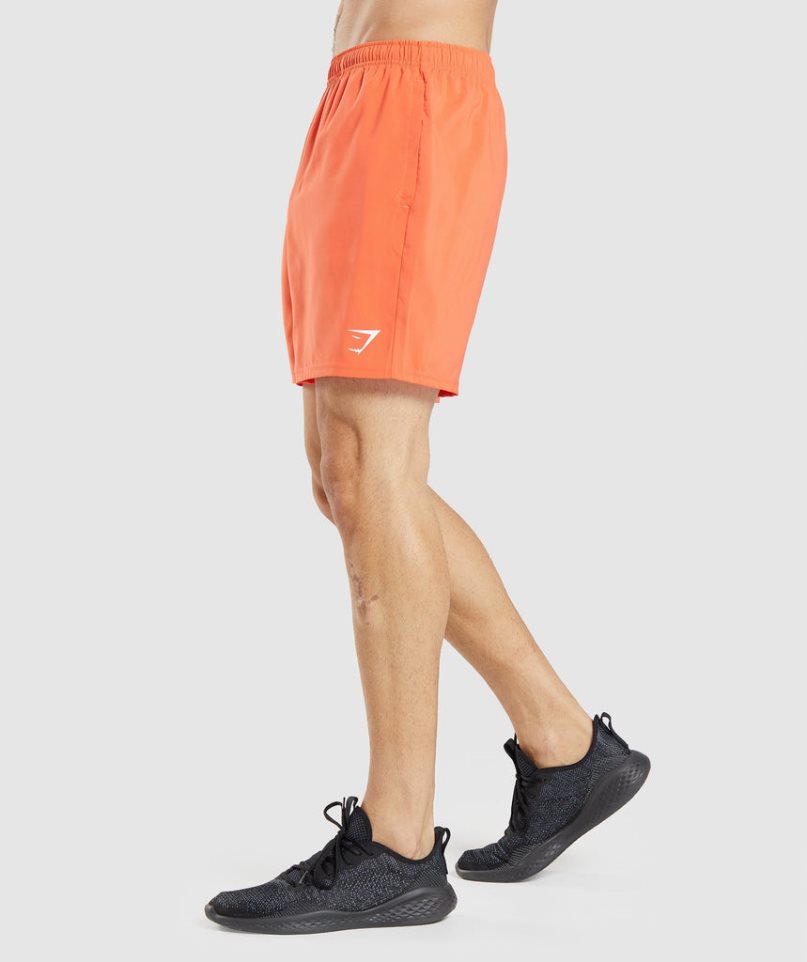 Gymshark Arrival Férfi Rövidnadrág Narancssárga | HU-X-683