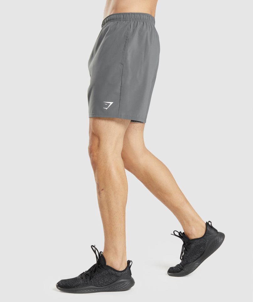 Gymshark Arrival Férfi Rövidnadrág Szürke | HU-P-432