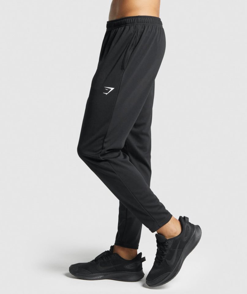 Gymshark Arrival Knit Férfi Jogger Nadrág Fekete | HU-D-936