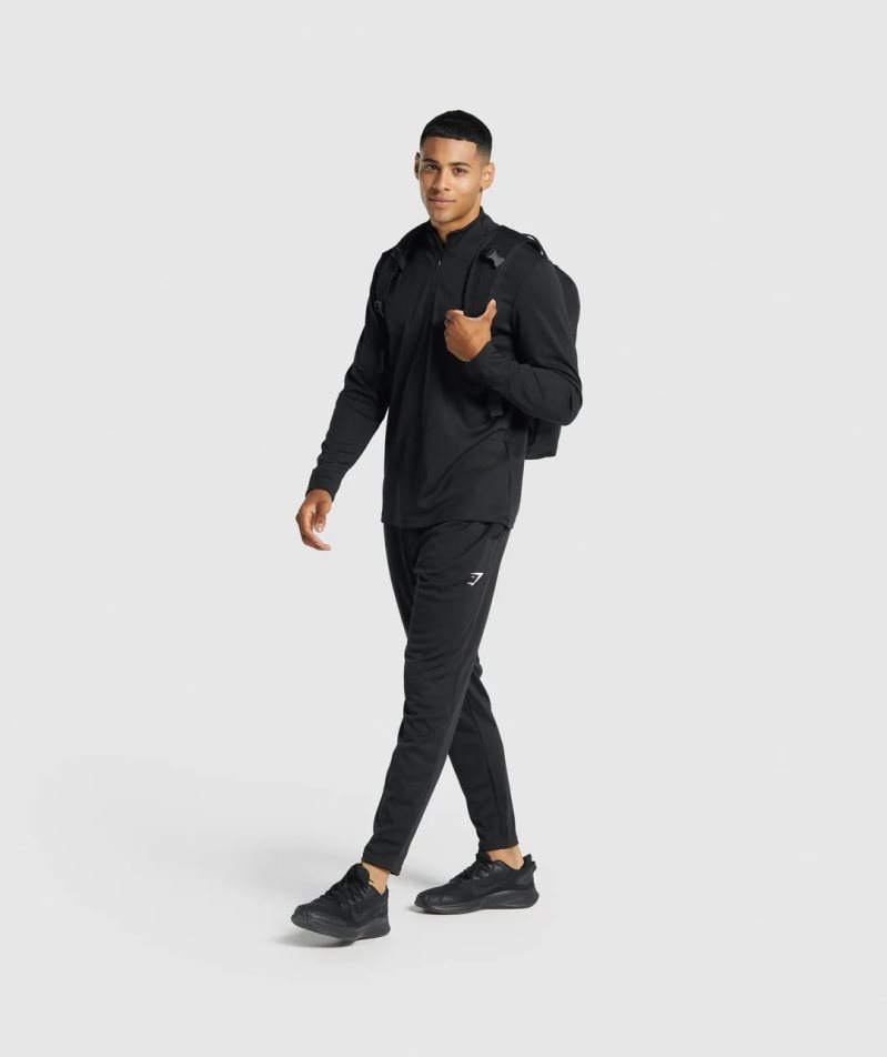 Gymshark Arrival Knit Férfi Jogger Nadrág Fekete | HU-D-936