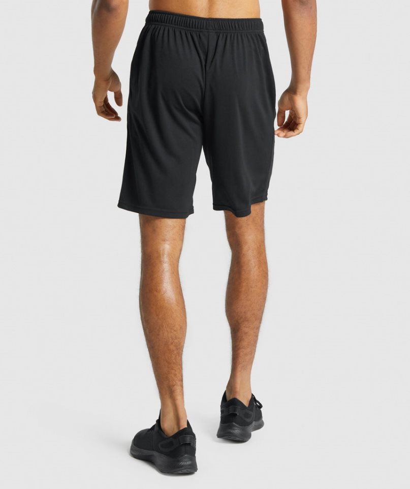 Gymshark Arrival Kötött Férfi Rövidnadrág Fekete | HU-P-831