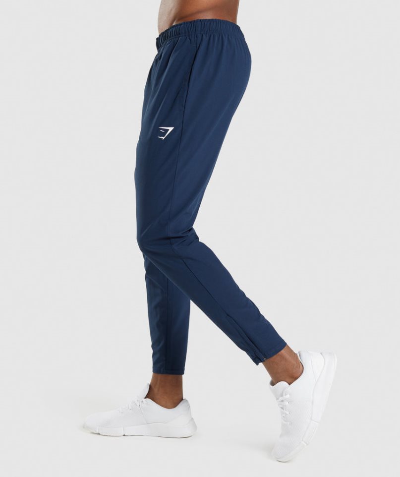 Gymshark Arrival Woven Férfi Jogger Nadrág Sötétkék | HU-P-482