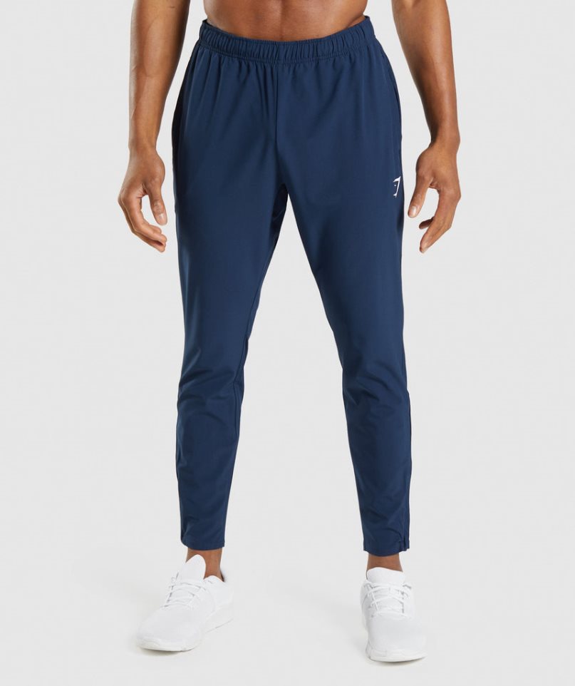 Gymshark Arrival Woven Férfi Jogger Nadrág Sötétkék | HU-P-482