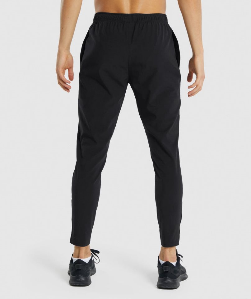Gymshark Arrival Woven Férfi Jogger Nadrág Fekete | HU-Q-571
