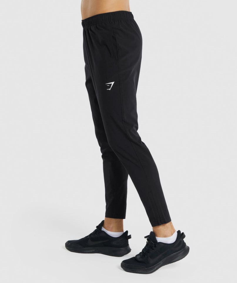Gymshark Arrival Woven Férfi Jogger Nadrág Fekete | HU-Q-571