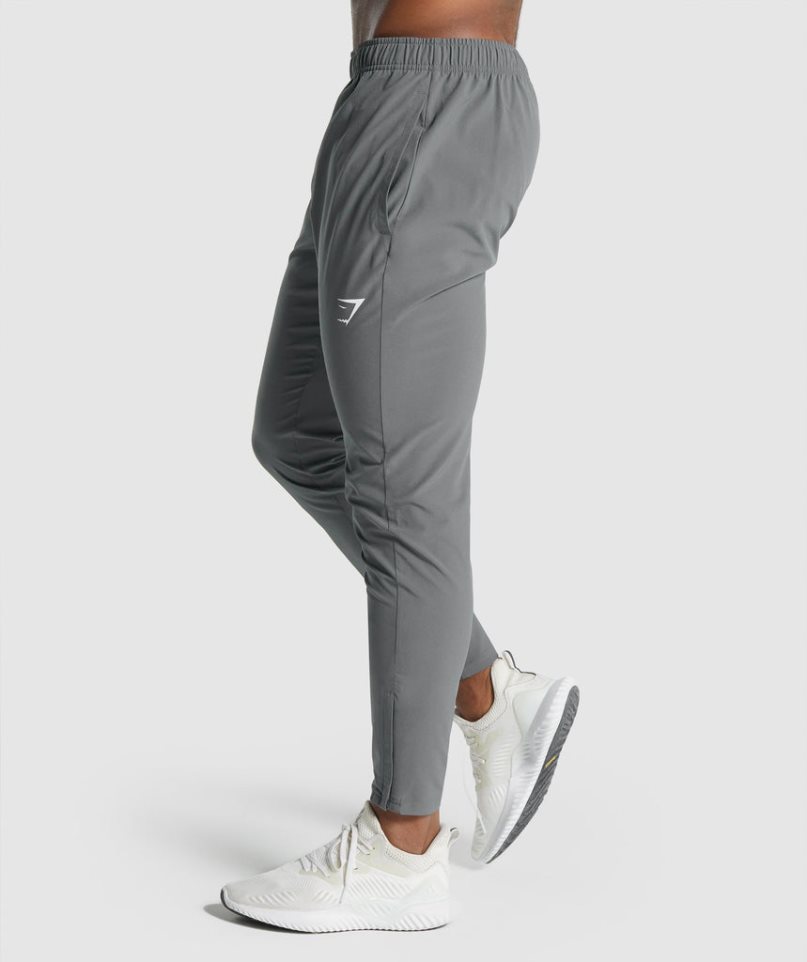 Gymshark Arrival Woven Férfi Jogger Nadrág Szürke | HU-R-195