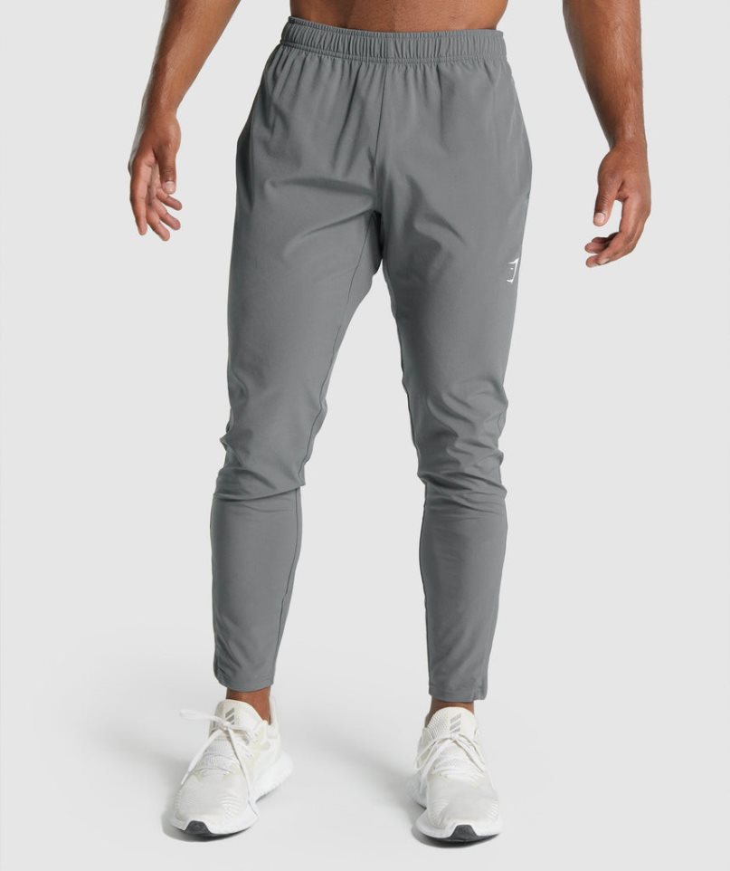 Gymshark Arrival Woven Férfi Jogger Nadrág Szürke | HU-R-195