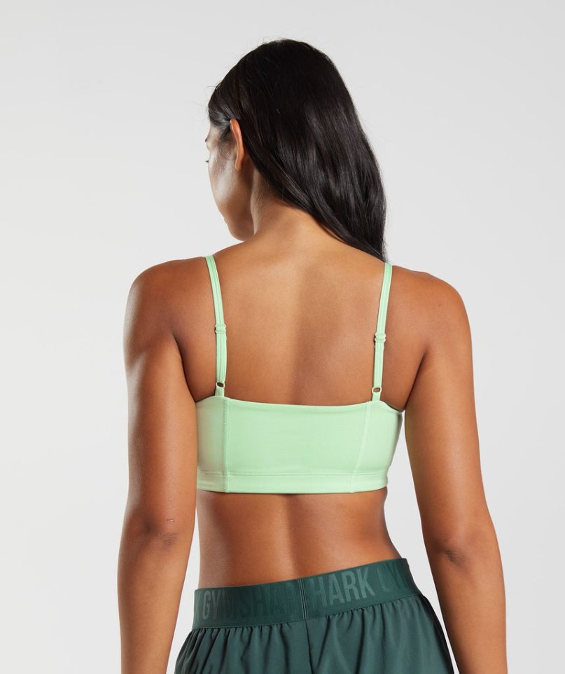 Gymshark Bandeau Női Sportmelltartó Menta | HU-G-648